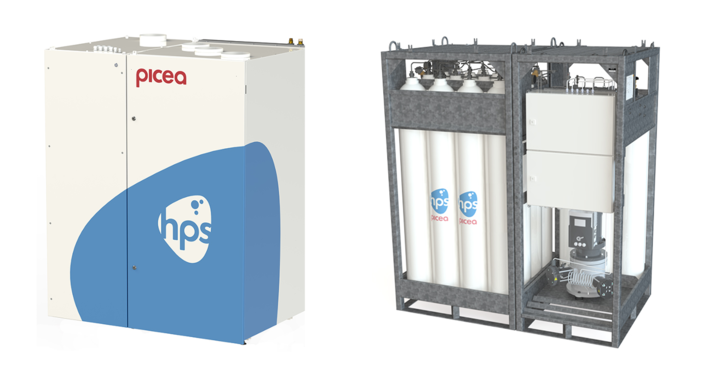 The picea system even integrates the waste heat from the fuel cell into the heating cycle.