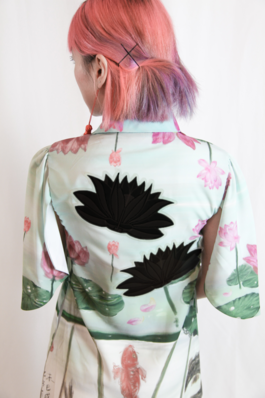 The ASCA organic PV film in the shape of lotus leaves seem to be a perfect fit for the nature-inspired designs.