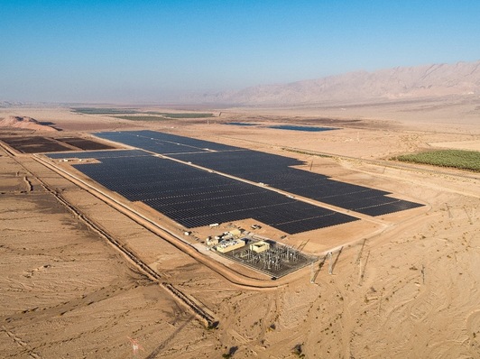 The 60 MW PV plant in Timna/Israel.
