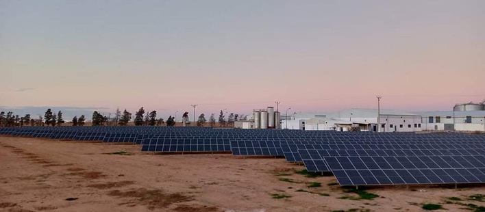 An existing ground-mounted PV plant was extended at Consolidated Sulpho-Chemical Industries Co (CISC)  in Jordan.