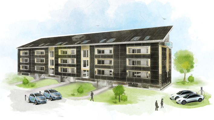 This is what the buildings in Aschersleben will look like after the refurbishment.