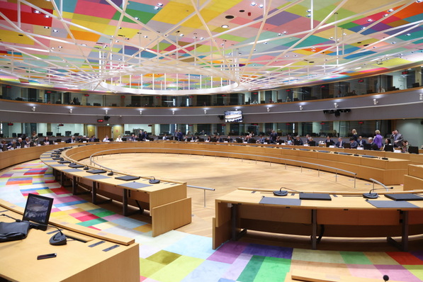 EU Energy Ministers arrive at the extraordinary Energy Council meeting in Brussels, 2 May 2022.