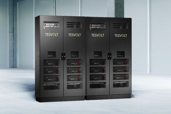 Tesvolt produces storage units for commerce and industry.