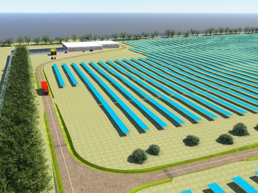 Morgavel Solar farm is located south of Lisbon/Portugal.