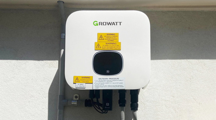 Residential inverter of Growatt.
