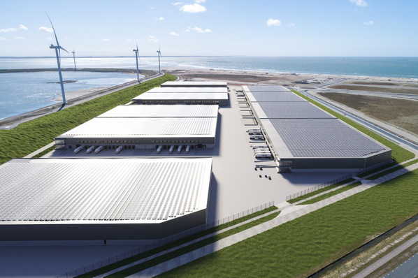 The Maasvlakte project will be built on the roofs of the DHG Smartlog Maasvlakte logistics complex located directly on the port area of Rotterdam.