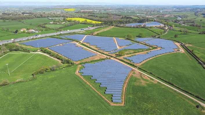 Solar plant of Q Energy. The company enters the Dutch market.