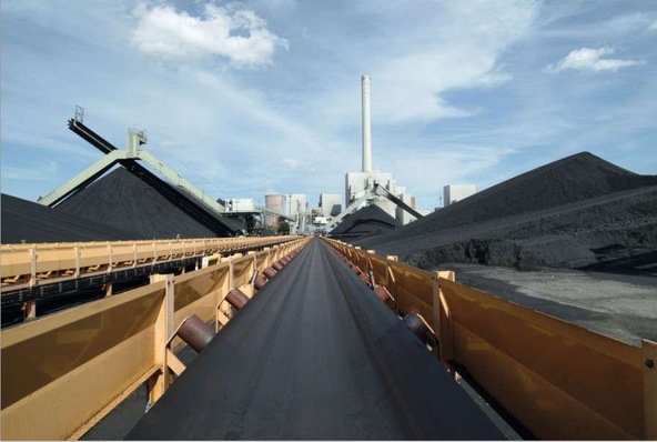 Coal power plant in Germany.