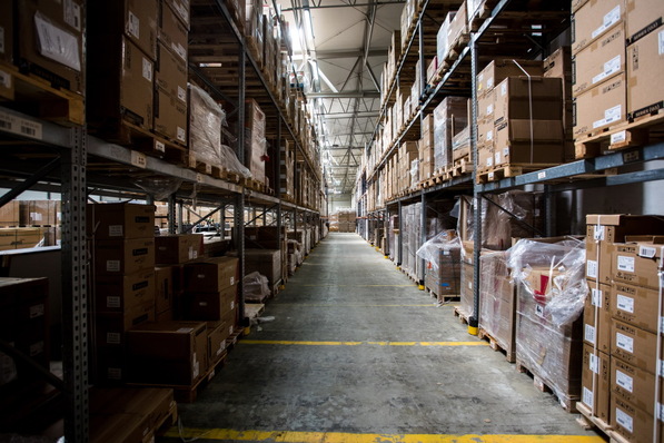 Warehouse of Menlo Electric.