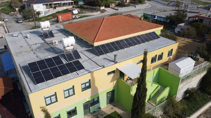 More than 400 schools in Cyprus are equipped with a PV system.