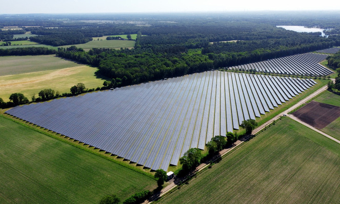 Earlier this year, Belectric has already commissioned three solar farms in the Netherlands. The picture shows the photovoltaic system in Losser.