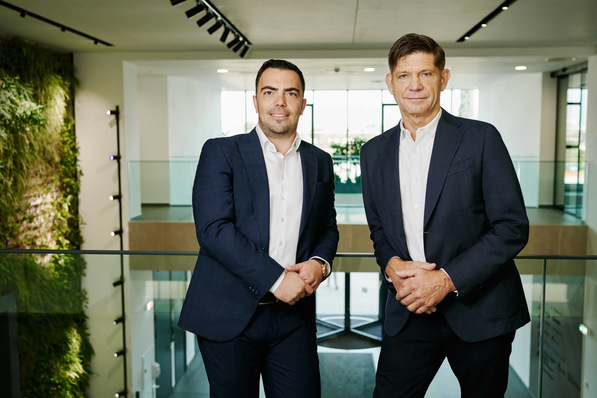 Kaloyan Velichkov, CEO and Founder of Sunotec, and CEO Bernhard Suchland