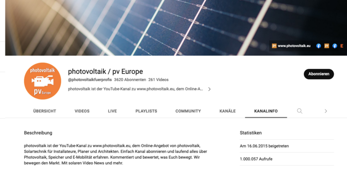 And it goes on: The one million views have already been surpassed.