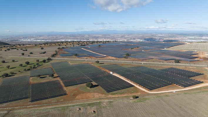 Solar park of RWE near Madrid/Spain.