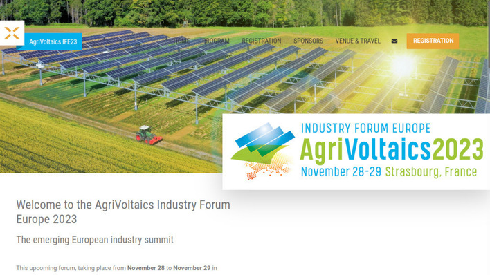 At the conference, agricultural businesses will learn about the latest developments in agriphotovoltaics.