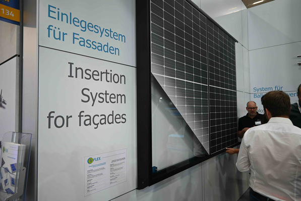 Showing off solar gear – no frills, just function.