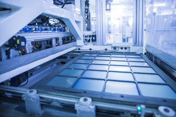 Production lines of Longi.