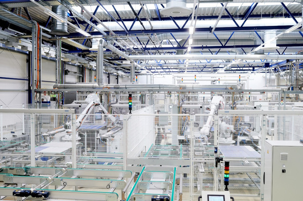  End of terrain from April 2024? Module production at Meyer-Burger in Freiberg/Saxony.
