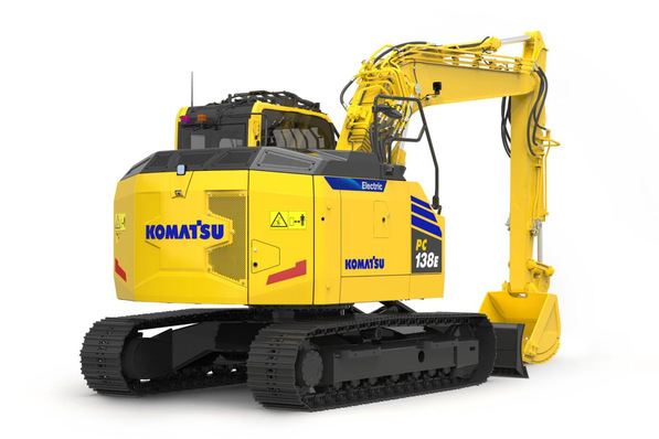  Because it is so quiet and clean, the new electric digger is especially suited to inner-city construction sites.