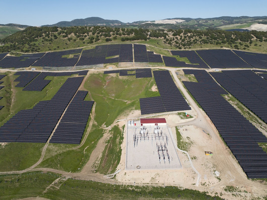  Gazules Solar farm in Spain.