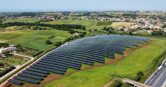  PV-plant realised by CCE Italia in Italy, in the Latium region.