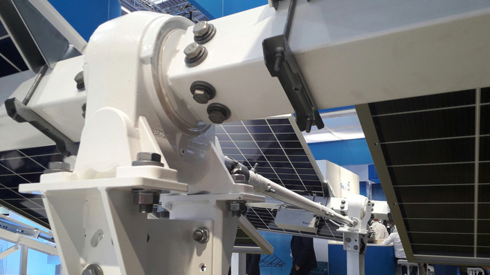  Last year, Trina presented high-performance tracking systems at the trade fair in Munich.