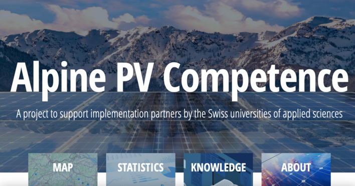 Universities of Applied Sciences launch new platform for projects with alpine solar plants.