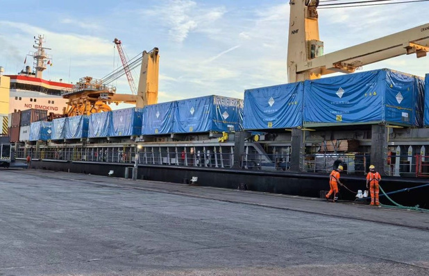 The first new PowerTitan 2.0 BEES units of Sungrow arrived in the UK.