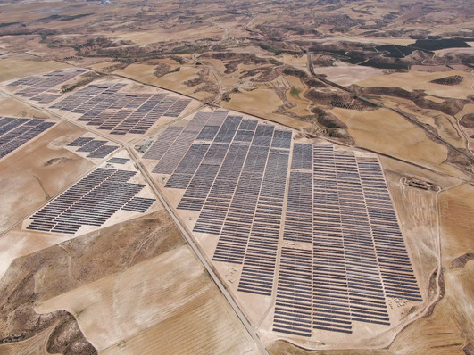 Example PV project "Esplendor" by Q ENERGY in Spain.