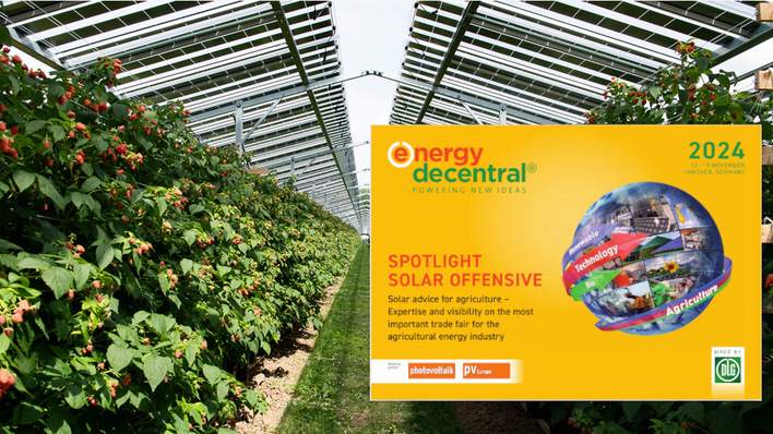 The PV spotlight at Energy Decentral brings farmers and solar experts together.