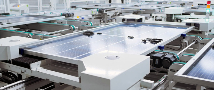 In Yiwu (China) Trinasolar manufactures its Vertex solar modules.
