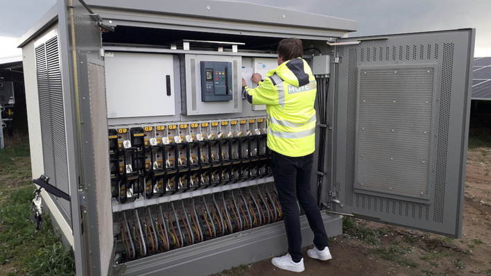 Large solar projects can be financed with money from private investors.