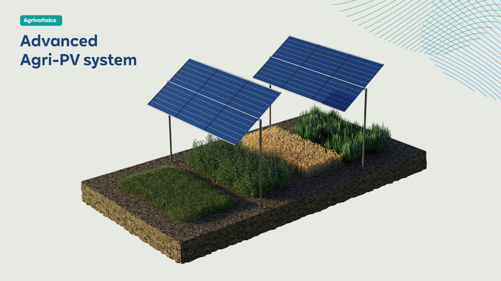 RWE will realise both projects using elevated tracker structures.