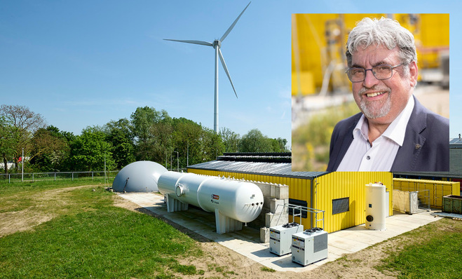 Hydrogen generating plant built by Elestor.