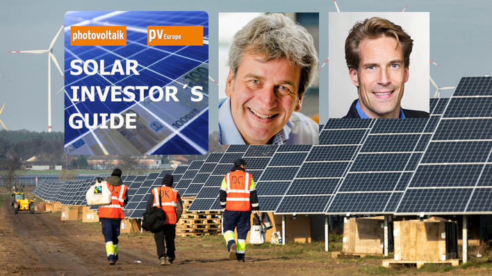 Gerard Scheper (centre) is a Dutch expert in solar and storage business