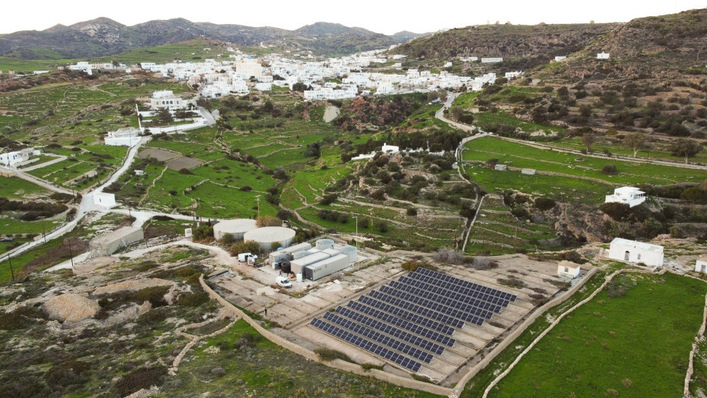 On Kimolos, desalination now runs on what the island has never lacked: sun