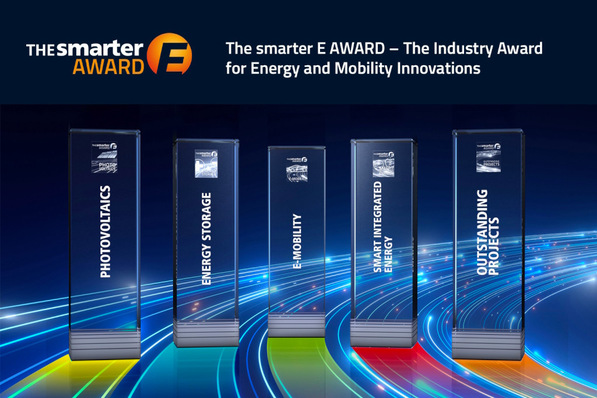Racing to the finish line – the winners of the smarter E AWARD 2025 will be honoured on May 6 at the International Congress Center Messe München (ICM).