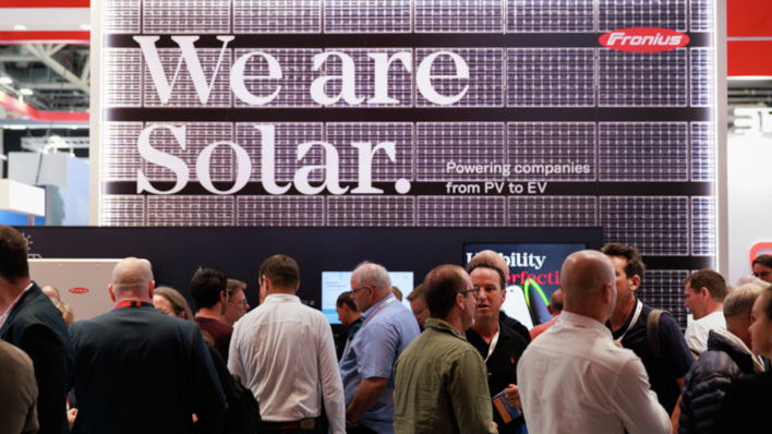 Fronius showcases robust solutions, underlining its support for a European energy transition.