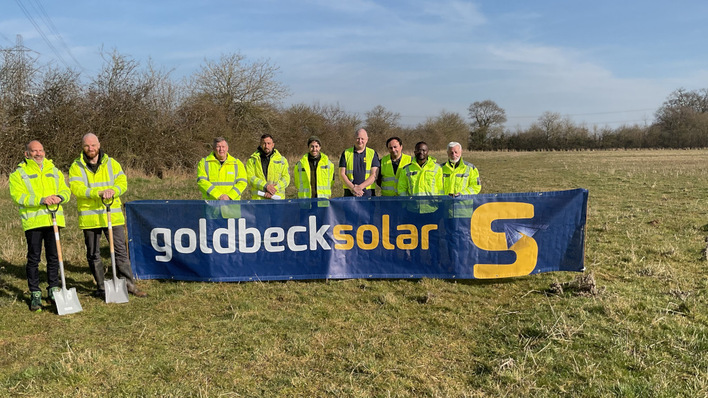 From high-vis to high voltage – the symbolic ground-breaking ceremony for the plant in Perrinpit Road in Bristol.