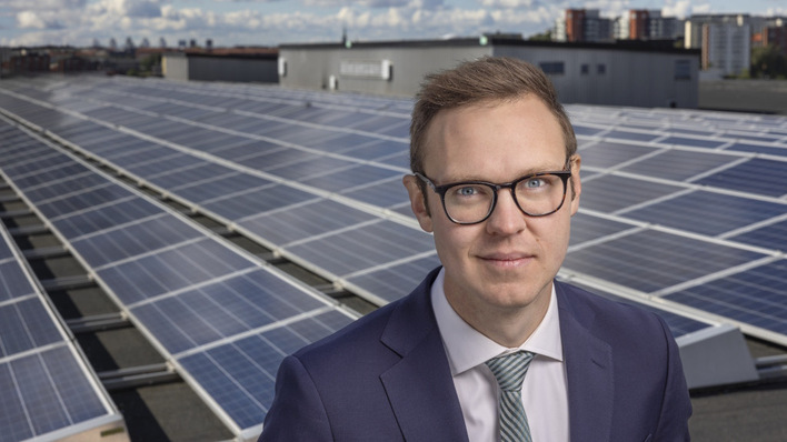 Oskar Öhrman, Technical Manager at Svensk Solenergi.