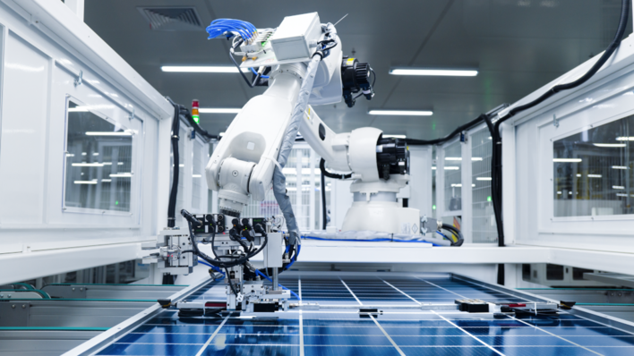 A clean and lean machine in the manufacture of TOPCon modules.