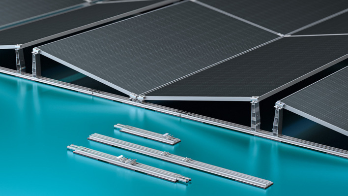 Swimmingly smooth – pre-mounted click-in components reduce installation time with Compactflat SN Fast.
