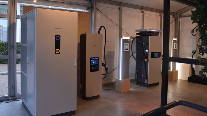 New high-capacity EV charging solutions from Sungrow, presented in Amsterdam