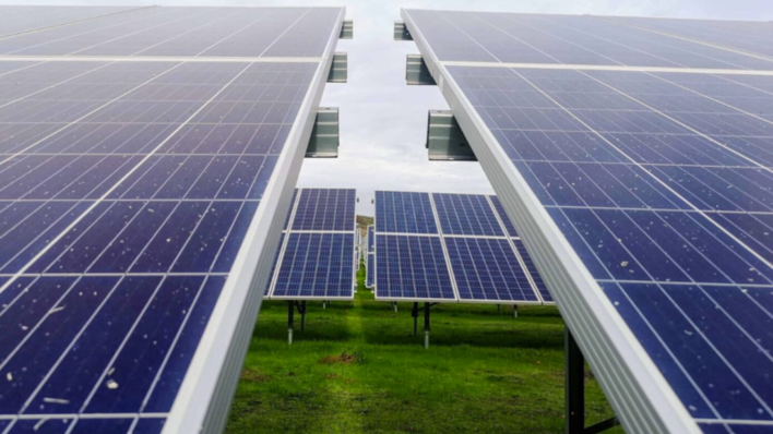 Solar park in the UK—the country is currently one of the hotspots for market driven PV expansion in Europe.