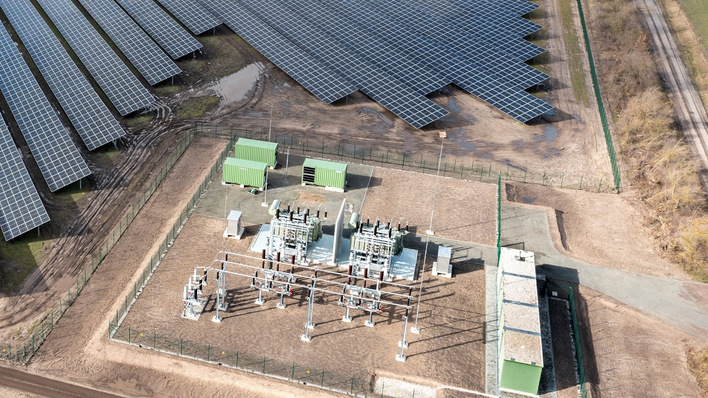 Fit for the future – a solar park combined with a substation and battery storage facilities