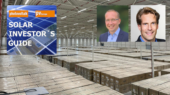 This warehouse in Venlo is a major hub for solar components