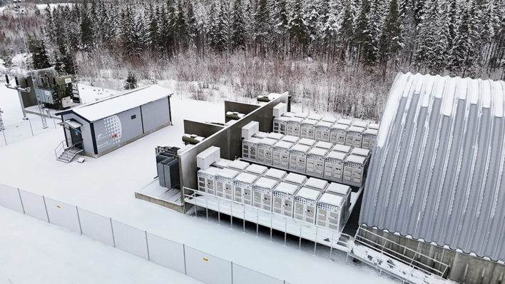 Merus Power’s 30 MW / 36 MWh system in Valkeakoski, Finland, live since October 2025