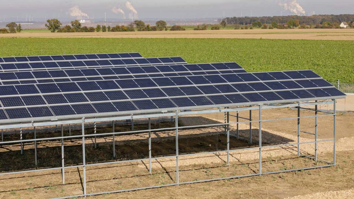 Designing solar arrays around usable plant light can raise energy yields without harming crops