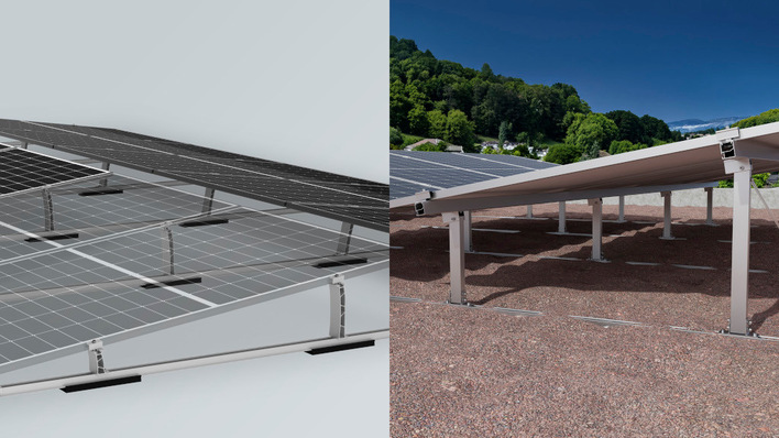 Demand for solar systems on flat and green roofs is rising. Installers need the right mounting structures for the job.