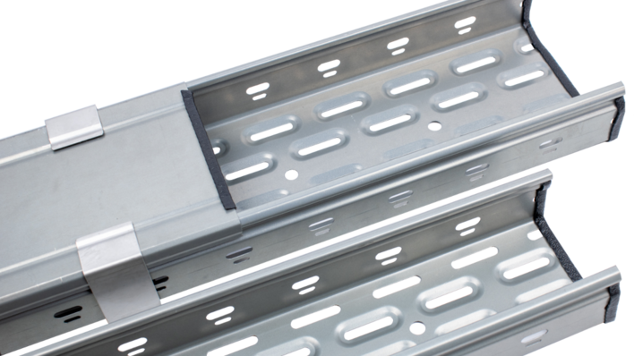 Perforated for a reason: cable access wherever the installation needs it